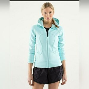 Lululemon Scuba Hoodie - Aquamarine - 4 (EUC)